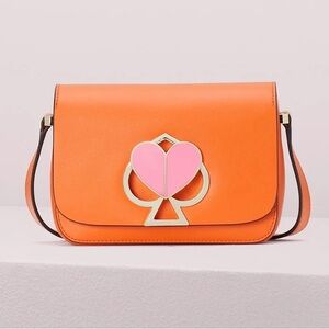 Kate Spade Vibrant Orange and Pink Crossbody Bag